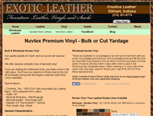 Tablet Screenshot of nuvtex.com